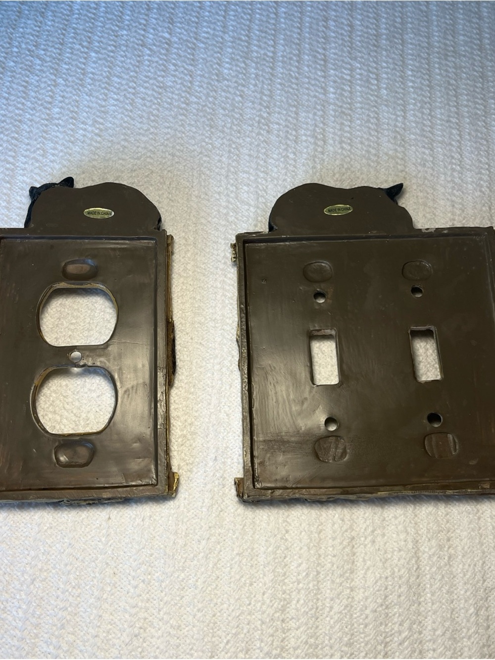 Black Bear Decorative Switch and Outlet Cover Set - Mountain Cabin Decor - Picture 6 of 8